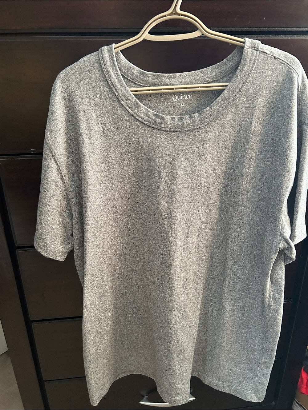 Quince heavyweight Men's Heather Gray Short Sleeve Crewneck Tee